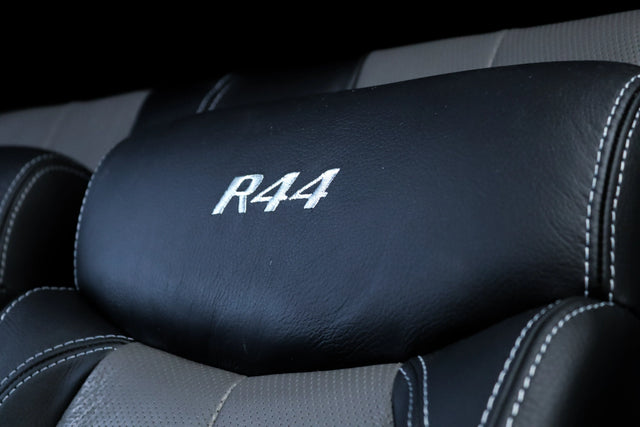 Robinson R44 Custom Stitched Interior Seats (Black/Gray)