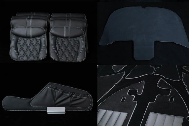 Robinson R44 Full Interior Kit | Black | (Seats, Carpets, Firewall, Headliner, Door Pockets)