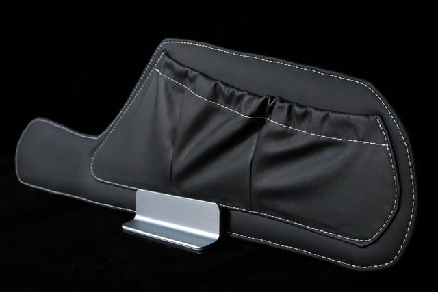 Robinson R44 Leather Door Pockets | Black Leather |