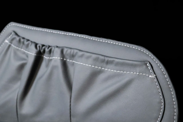 Robinson R44 Leather Door Pockets | Gray Leather |