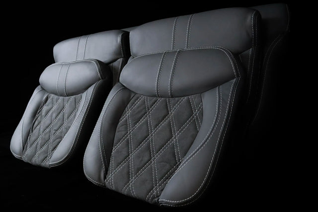 Robinson R44 Custom Stitched Leather Interior Seats | Gray |