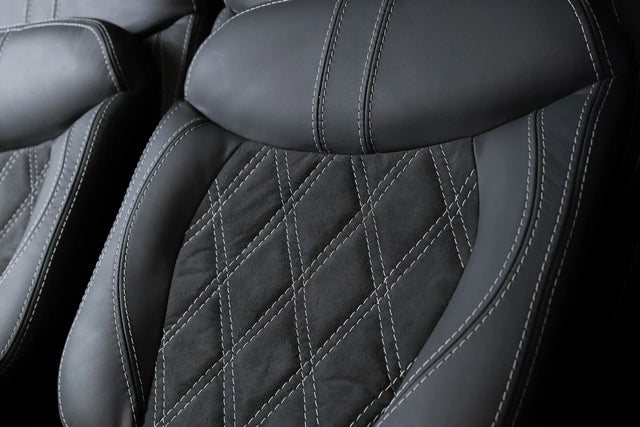 Robinson R44 Custom Stitched Leather Interior Seats | Gray |