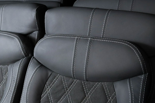 Robinson R44 Custom Stitched Leather Interior Seats | Gray |