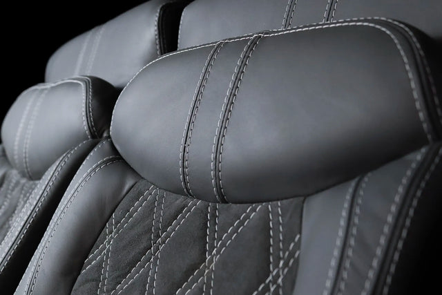 Robinson R44 Custom Stitched Leather Interior Seats | Gray |