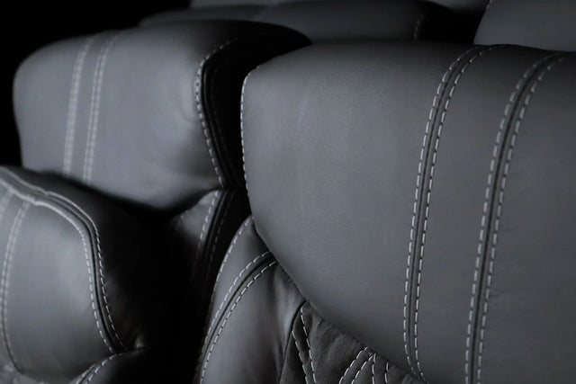 Robinson R44 Custom Stitched Leather Interior Seats | Gray |