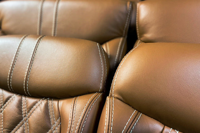 Robinson R44 Custom Stitched Leather Interior Seats | Tan |